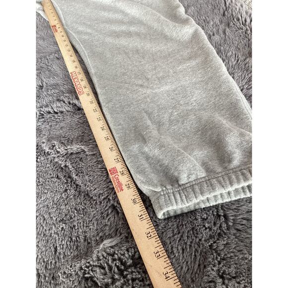 Brady Men's Tapered Leg Wordmark Fleece Pants Drawstring Gray Size 2XL - Picture 10 of 10